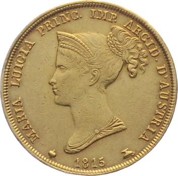 Italien, Parma, Marie Louise von Habsburg-Lothringen, 40 Lire 1815